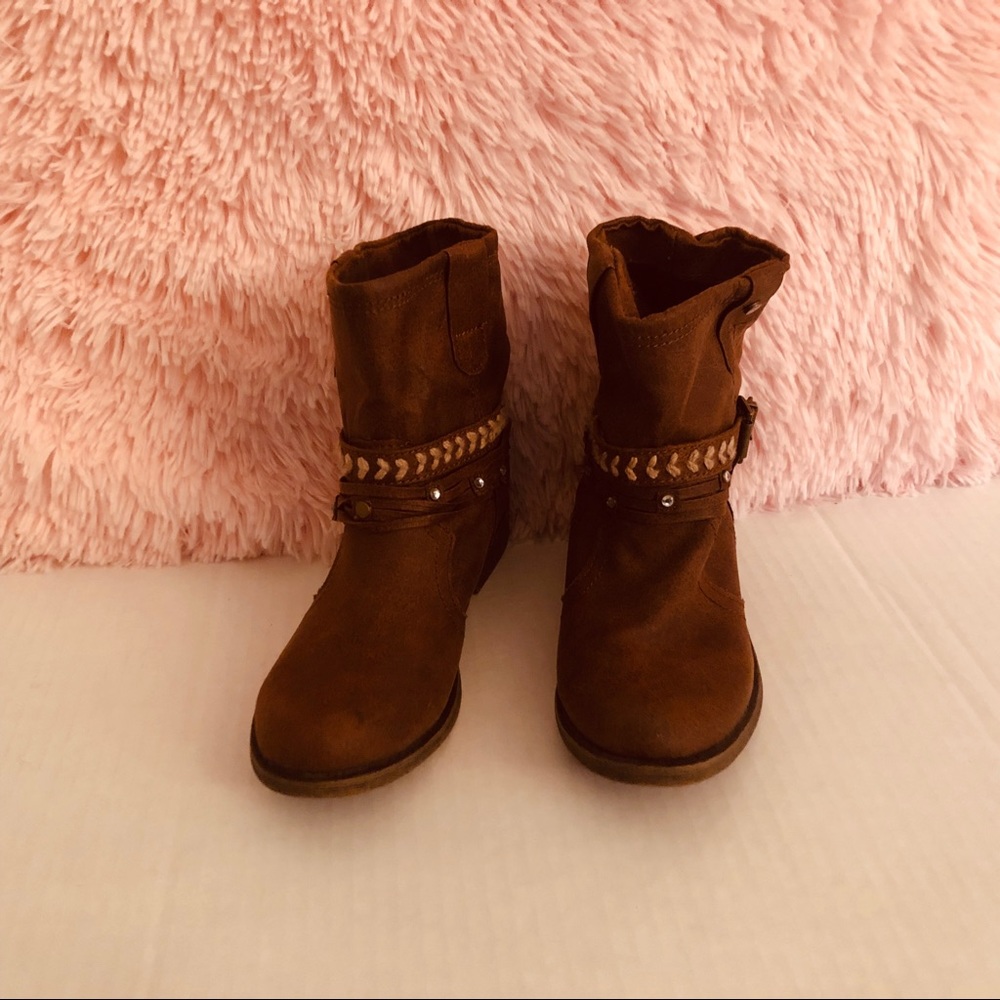 Brown Ankle Cowgirl boots by Justice